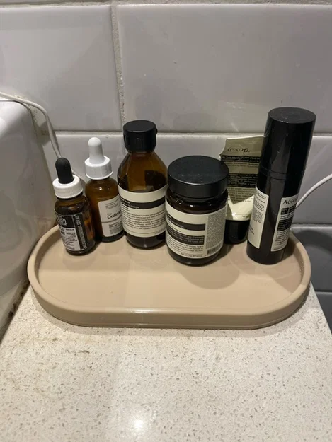 Khay đựng mỹ phẩm phòng tắm tiện lợi in 3D - Bathroom Counter Tray - Image 2