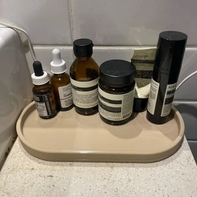 Khay đựng mỹ phẩm phòng tắm tiện lợi in 3D - Bathroom Counter Tray