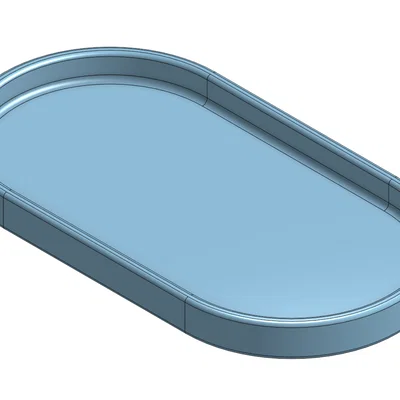 Khay đựng mỹ phẩm phòng tắm tiện lợi in 3D - Bathroom Counter Tray