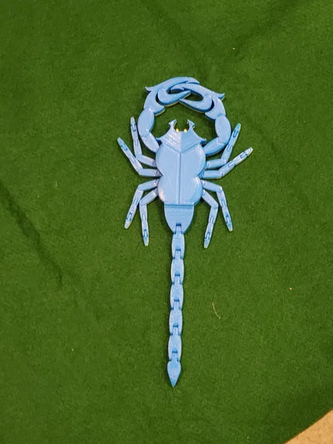 Bọ Cạp Khớp Nối (Articulated Scorpion) Print-in-Place - Image 3