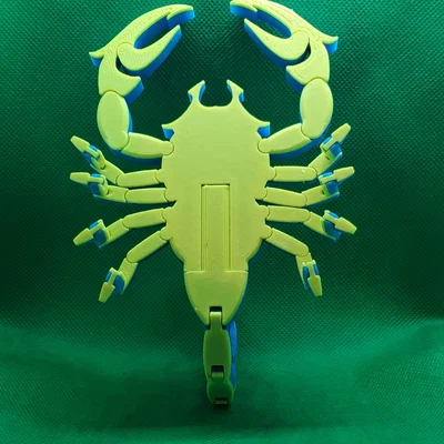 Bọ Cạp Khớp Nối (Articulated Scorpion) Print-in-Place