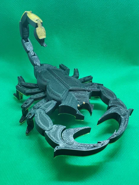 Bọ Cạp Khớp Nối (Articulated Scorpion) Print-in-Place - Image 6