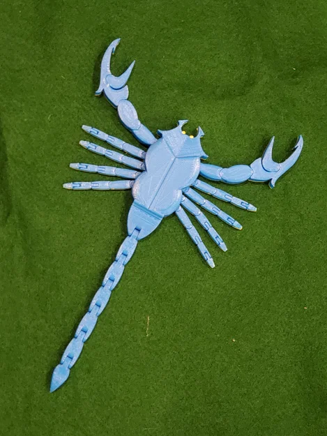 Bọ Cạp Khớp Nối (Articulated Scorpion) Print-in-Place - Image 7