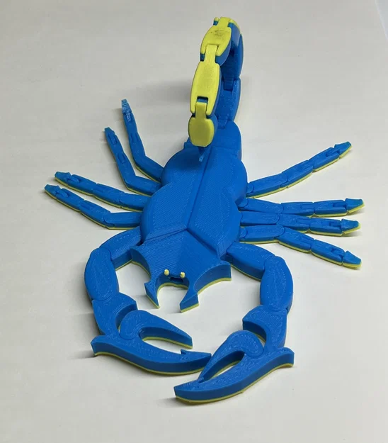Bọ Cạp Khớp Nối (Articulated Scorpion) Print-in-Place - Image 12