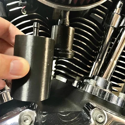 Bình hứng dầu hơi thở máy (breathers) cho Harley-Davidson