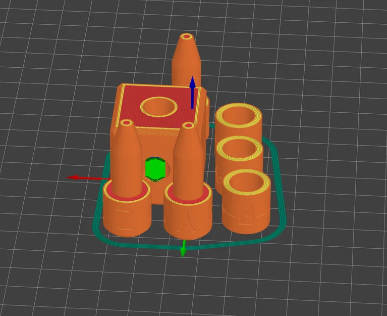 Trục XYZ & xoay ABC (vòng di động) / Axe XYZ et rotation ABC (anneaux mobiles) - Image 10