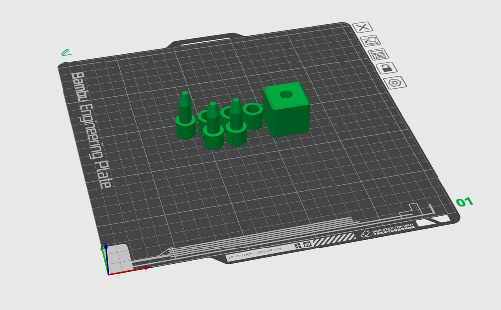 Trục XYZ & xoay ABC (vòng di động) / Axe XYZ et rotation ABC (anneaux mobiles) - Image 12