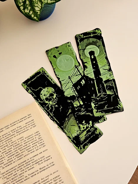 Fallout Glow in The Dark - Bộ Bookmark - Image 5