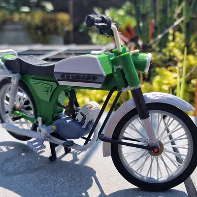 Mô hình xe cổ Zundapp CS50 đời 1977 tỷ lệ 1:10 - File in 3D
