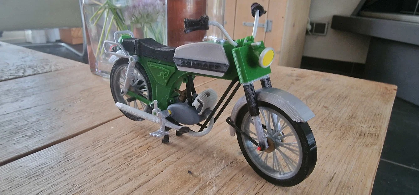 Mô hình xe cổ Zundapp CS50 đời 1977 tỷ lệ 1:10 - File in 3D - Image 9
