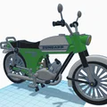 Mô hình xe cổ Zundapp CS50 đời 1977 tỷ lệ 1:10 - File in 3D - Thumbnail 10