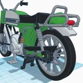 Mô hình xe cổ Zundapp CS50 đời 1977 tỷ lệ 1:10 - File in 3D - Thumbnail 12