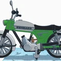 Mô hình xe cổ Zundapp CS50 đời 1977 tỷ lệ 1:10 - File in 3D - Thumbnail 15
