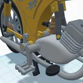Mô hình xe máy Zundapp KS50 50cc cổ điển in 3D tỷ lệ 1:15 - Thumbnail 19