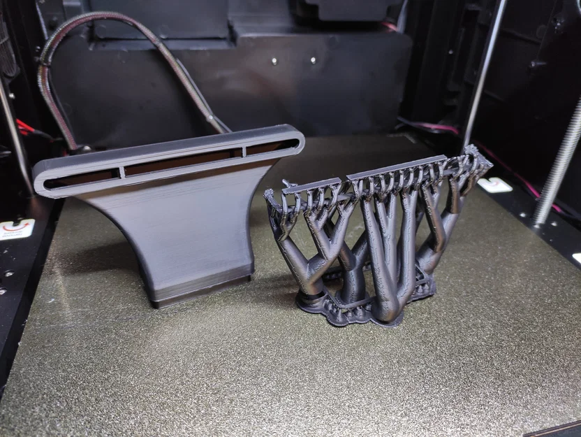 Ống dẫn gió quạt blower trái cho QIDI X-Max 3 - Image 1