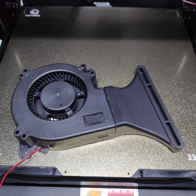Ống dẫn gió quạt blower trái cho QIDI X-Max 3
