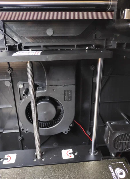 Ống dẫn gió quạt blower trái cho QIDI X-Max 3 - Image 3