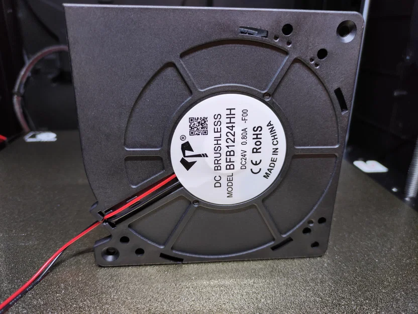 Ống dẫn gió quạt blower trái cho QIDI X-Max 3 - Image 5