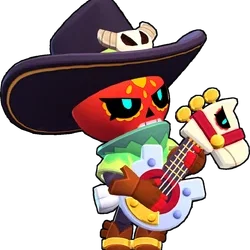 Mô hình 3D Poco từ game Brawl Stars sắc nét