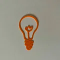 Mô hình trang trí bóng đèn 3D tối giản (Light Bulb Art Line) - Thumbnail 1