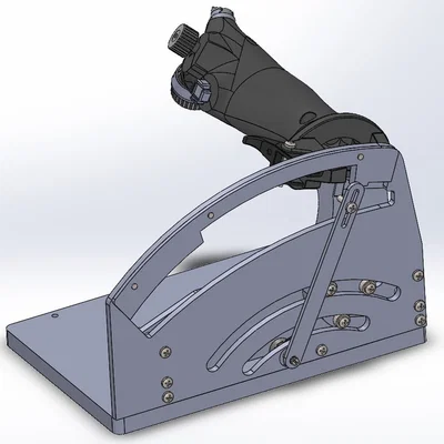 Tay ga F-16 Viper Throttle (in 3D) cho flight sim