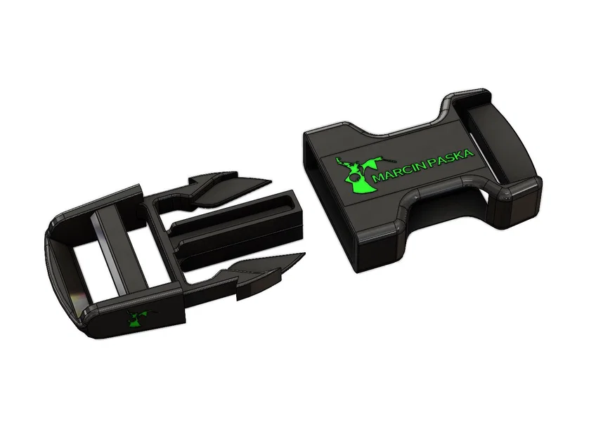 Mẫu in 3D đầu khóa cài (Snap Buckle) tiện dụng và bền bỉ - Image 1