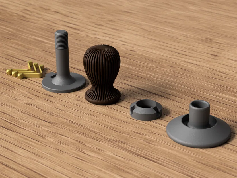 Tamper nén cà phê/espresso lò xo (Spring loaded Coffee / Espresso tamper presser) - Image 2