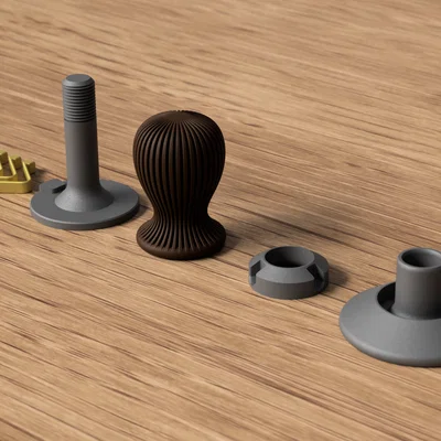 Tamper nén cà phê/espresso lò xo (Spring loaded Coffee / Espresso tamper presser)