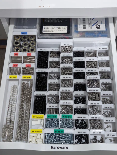 Bộ hộp chia ngăn Ikea Alex Drawerganizers (drawer organizer boxes) - Image 1