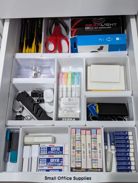 Bộ hộp chia ngăn Ikea Alex Drawerganizers (drawer organizer boxes) - Image 3