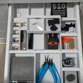 Bộ hộp chia ngăn Ikea Alex Drawerganizers (drawer organizer boxes) - Thumbnail 4