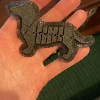 Mô hình chú chó Dachshund linh hoạt (Flexi Dachshund) in 3D