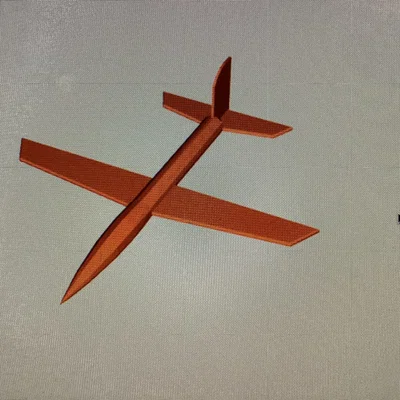 Mô hình máy bay đơn giản (Simple Airplane) in 3D để bàn