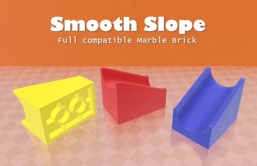 Smooth Slope - Tương thích Lego Duplo / Hubelino - Image 1