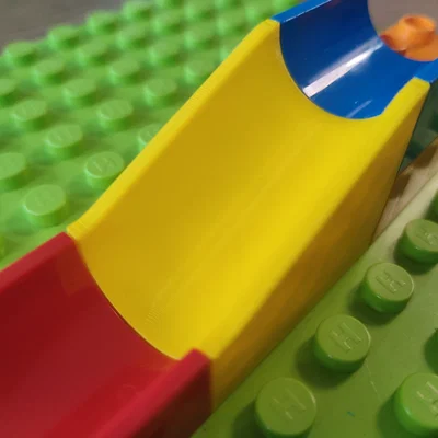 Smooth Slope - Tương thích Lego Duplo / Hubelino
