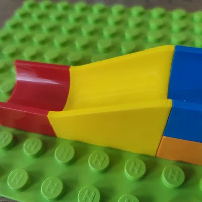 Smooth Slope - Tương thích Lego Duplo / Hubelino