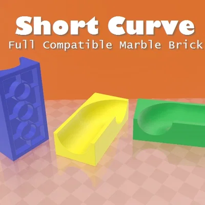 Khúc Cong Ngắn - Tương thích Lego Duplo / Hubelino