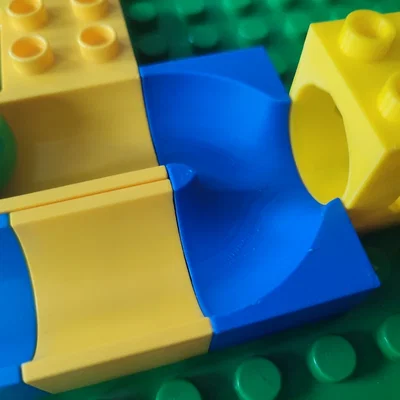 Y Track - Tương thích Lego Duplo / Hubelino