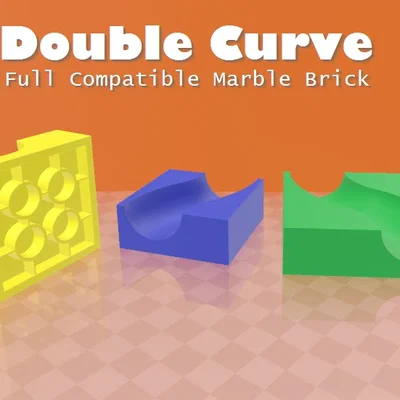 Doublecurve – Tương thích Lego Duplo / Hubelino