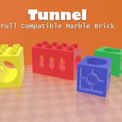 Hầm Tunnel tương thích Lego Duplo / Hubelino