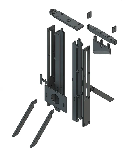 Bộ kit card máy chém mini DIY (mô hình Guillotine thu nhỏ) - Image 2