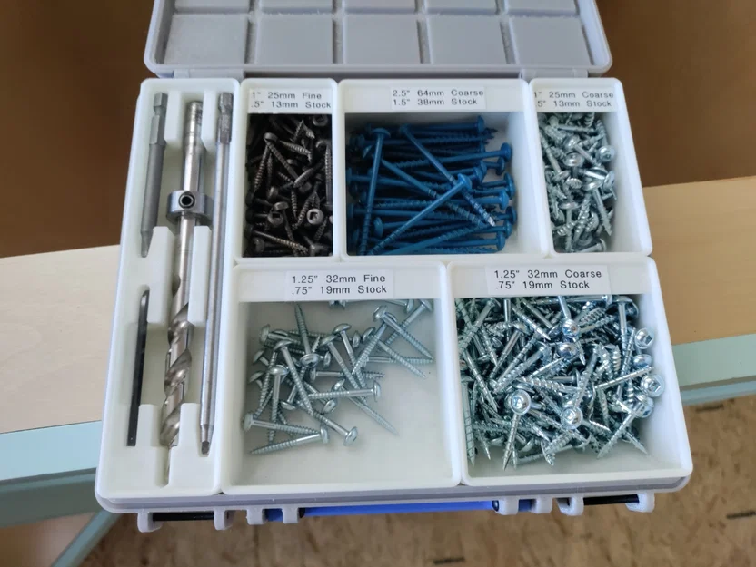 Khay Gridfinity cho bộ dụng cụ Kreg Pocket Screw (Tool Organizer) - Image 2