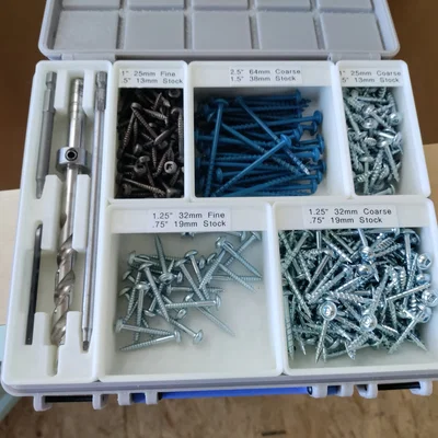 Khay Gridfinity cho bộ dụng cụ Kreg Pocket Screw (Tool Organizer)