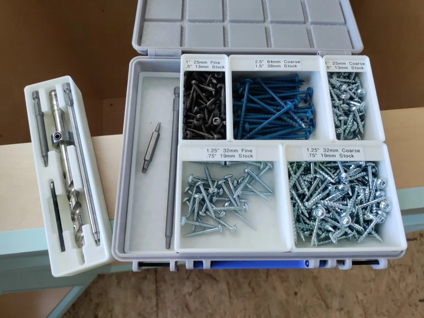 Khay Gridfinity cho bộ dụng cụ Kreg Pocket Screw (Tool Organizer) - Image 3