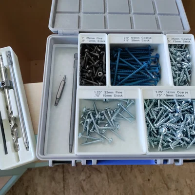 Khay Gridfinity cho bộ dụng cụ Kreg Pocket Screw (Tool Organizer)