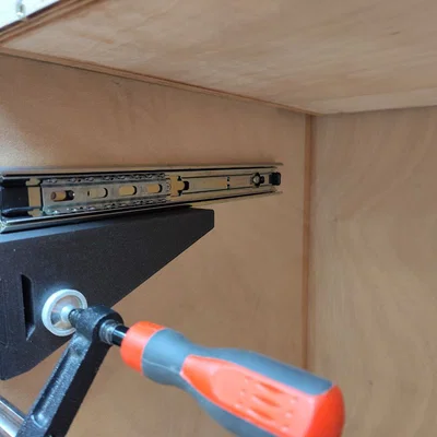 Jig lắp đặt ray trượt ngăn kéo (Drawer slide install jig)