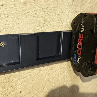 Giá treo/ốp tường giữ 3 pin Bosch 18V (Bracket) - fit ProCore!