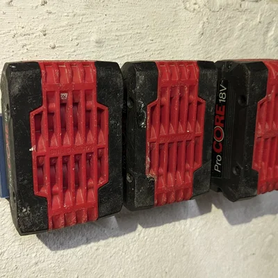 Giá treo/ốp tường giữ 3 pin Bosch 18V (Bracket) - fit ProCore!