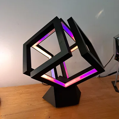Đế hình học cho đèn Infinity Cube Light