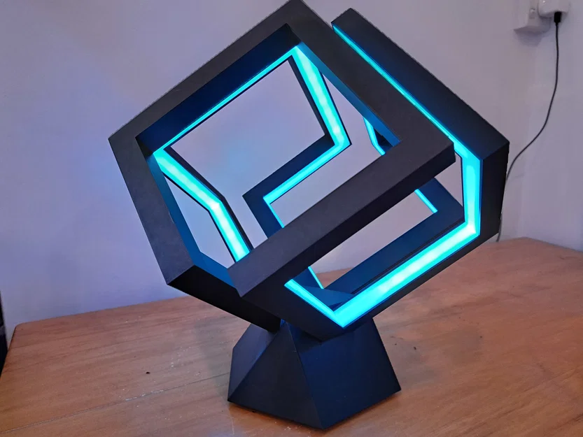 Đế hình học cho đèn Infinity Cube Light - Image 2
